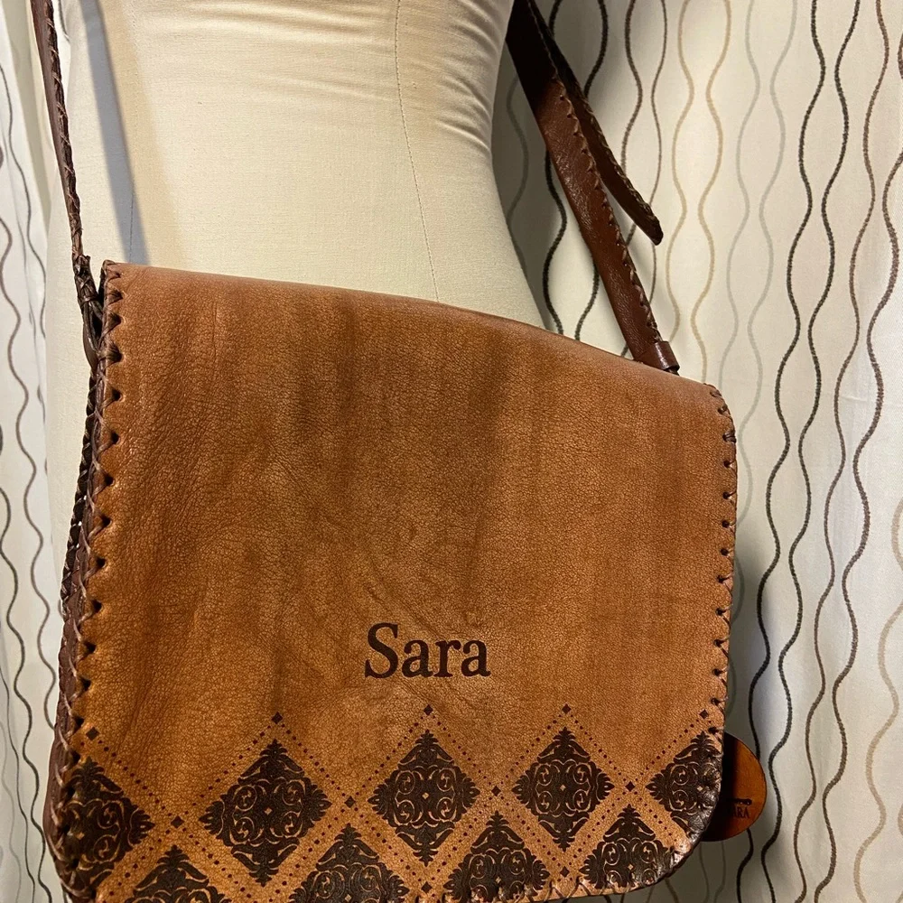 La Boutique De Sara Crossbody Leather Bag. Brand new with tag